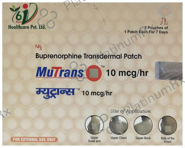 Mutrans 10mcg/hr Transdermal Patch