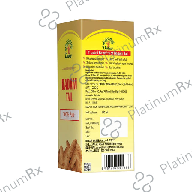 Dabur Badam Tail - Supports Hair, Skin & Brain Health 100 ml