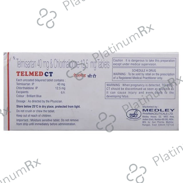 Telmed CT 12.5/40mg Tablet 10s