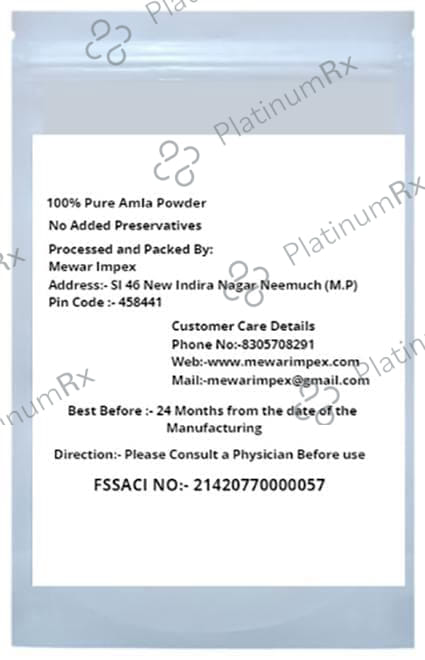 Mewar Impex Amla Powder 500 gm