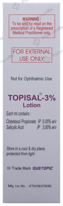Topisal 3% Lotion 50 Lotion