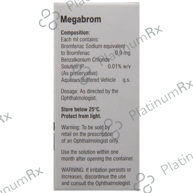 Megabrom 0.09% Eye Drop 5ml