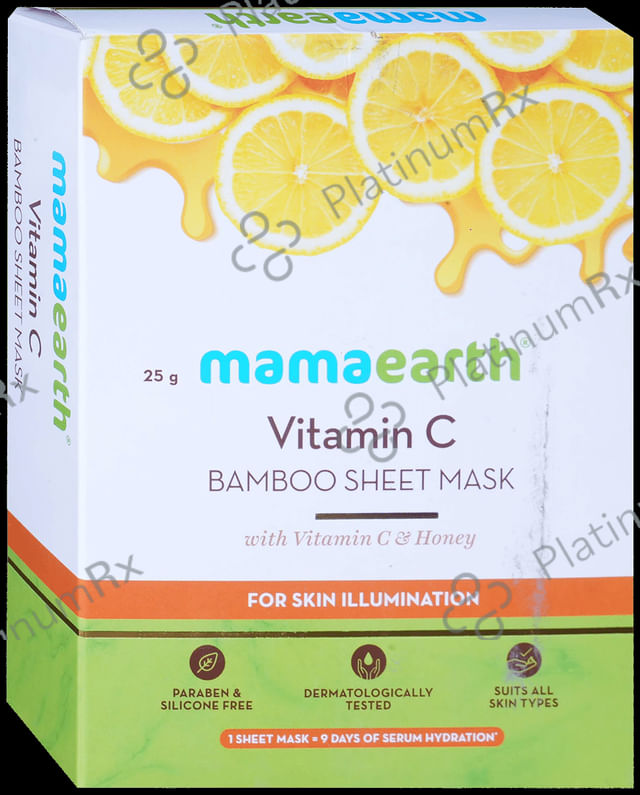Mamaearth Vitamin C Bamboo Sheet Mask