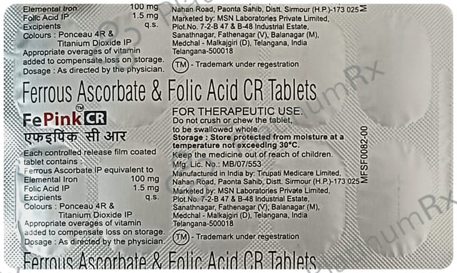 Fepink Tablet CR 10s