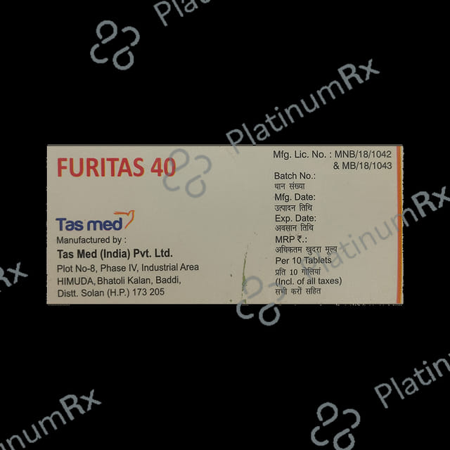 Furitas 40mg Tablet 10s