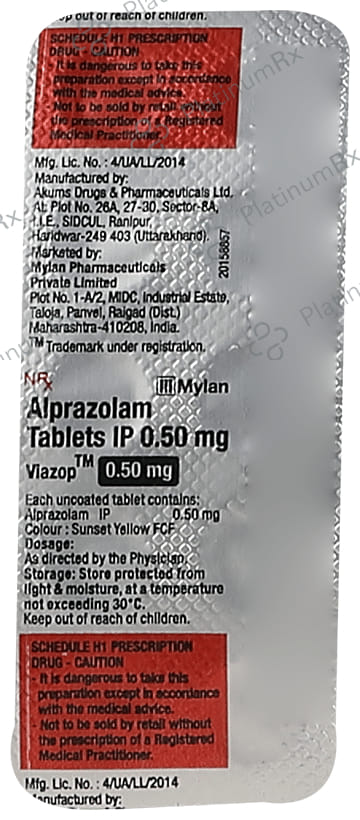 Viazop 0.5mg Tablet