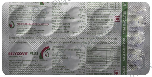 Relycovit Plus Soft Gelatin Capsule 10s