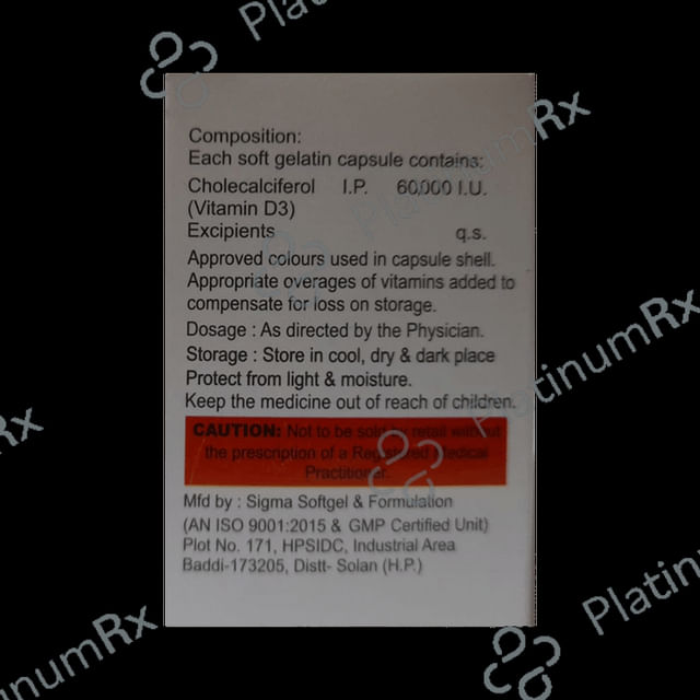 Lenocal-D3 60K Softgel Capsule