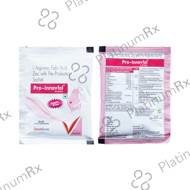Pro Innovfol Sachet Sugar Free 10gm