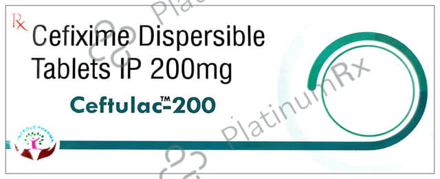 Ceftulac 200mg Tablet DT 10s