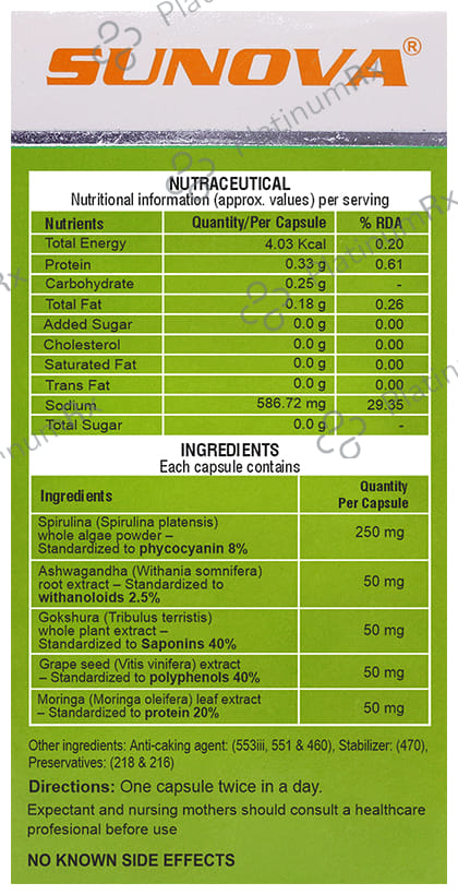 Sunova Easy Life Veg Capsule