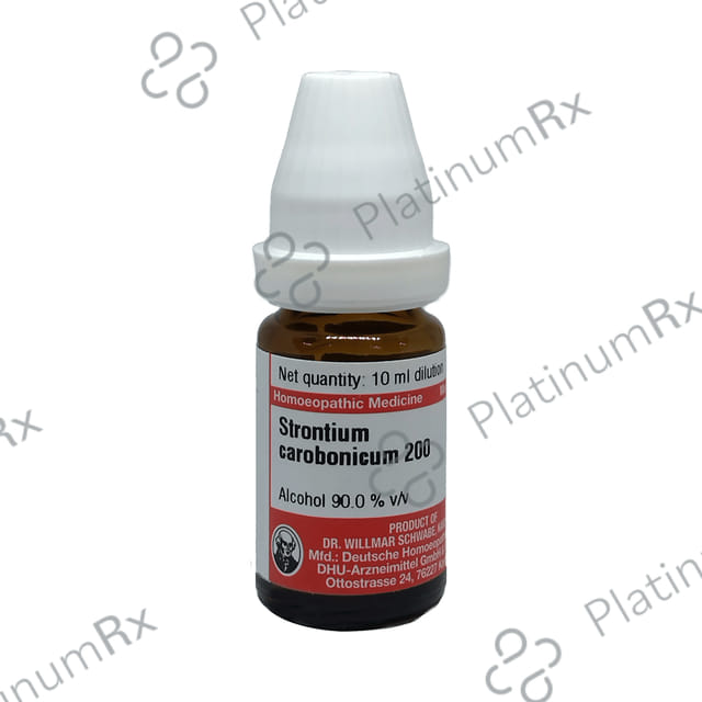 Dr Willmar Schwabe Germany Strontium Carobonicum Dilution 200