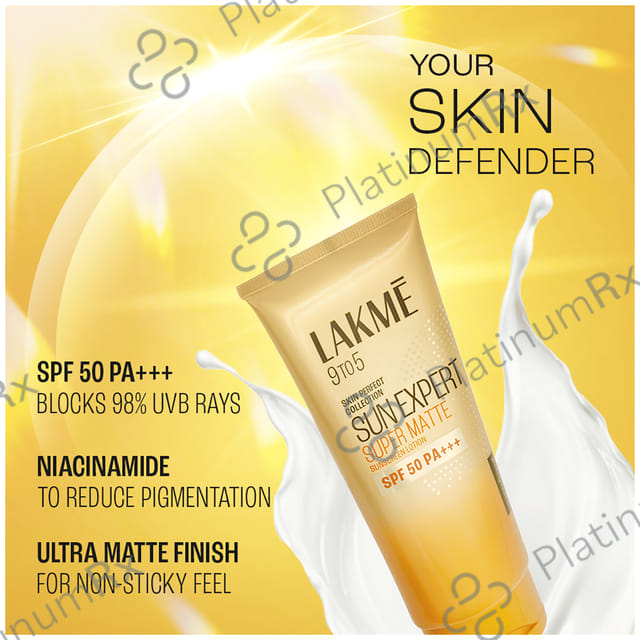Lakme Sun Expert Ultramatte SPF 50 PA+++ Lotion 100ml