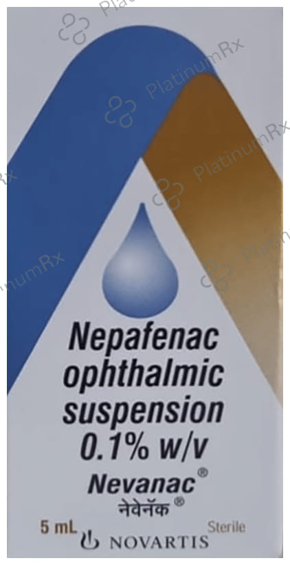 Nevanac 0.1% Ophthalmic Suspension 5ml