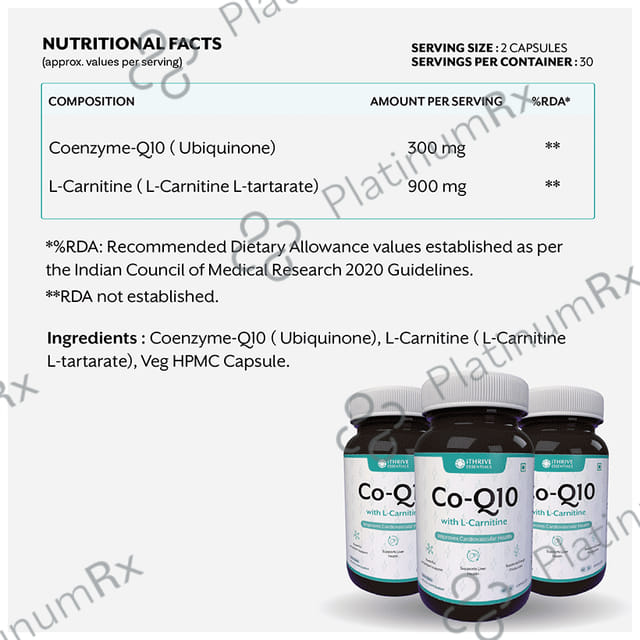 iThrive Essentials Co-Q10 with L-Carnitine Capsule