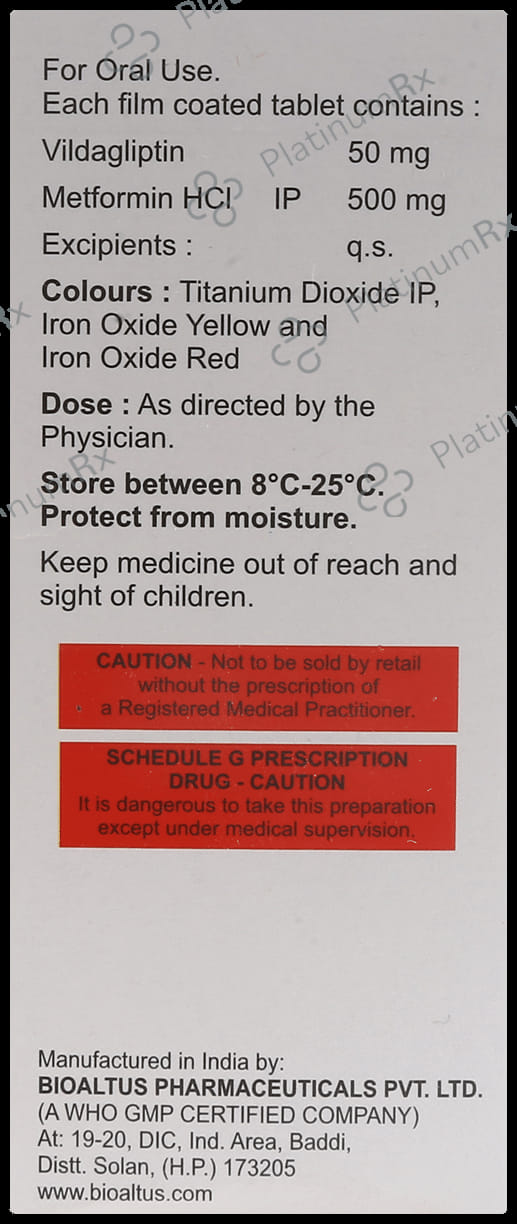 Viltime M 500/50mg Tablet 15s