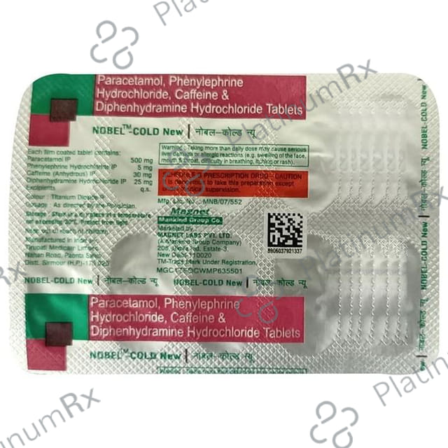 Nobel Cold New Tablet