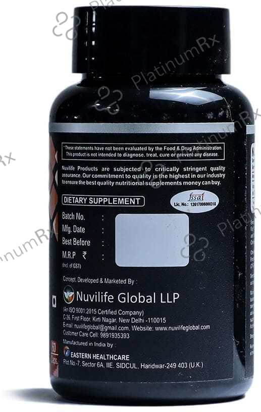 Nuvilife NuviFerol Vitamin D3 Capsule 60 Soft Gelatin Capsule