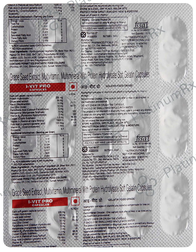 I Vit Pro Soft Gelatin Capsule 15s