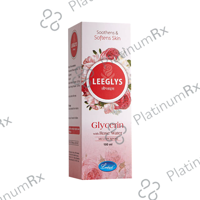 Leeglys Glycerin With Rose Water Liquid 100ml