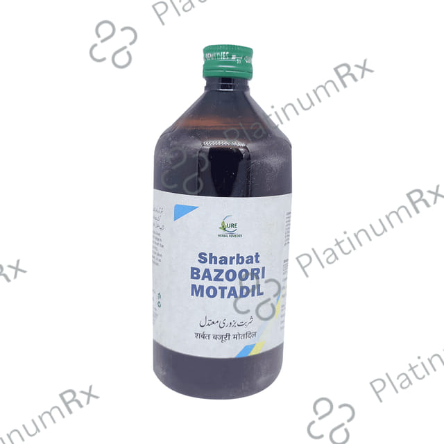 Cure Herbal Remedies Sharbat Bazoori Motadil 500 ml