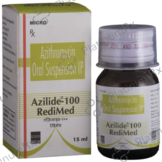 Azilide 100mg RediMed Oral Suspension 15ml