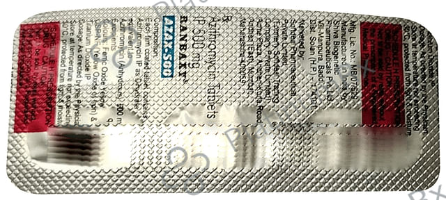 Azax 500 Tablet 5 Tablet