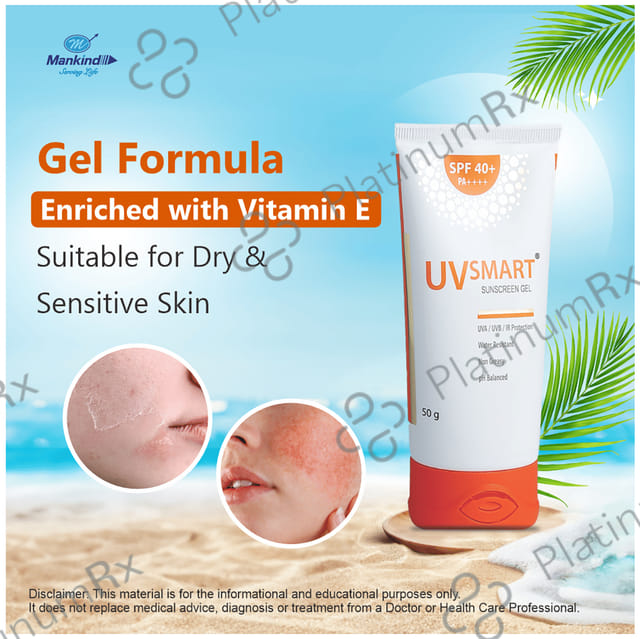 UVsmart SPF 40+ Gel 50gm