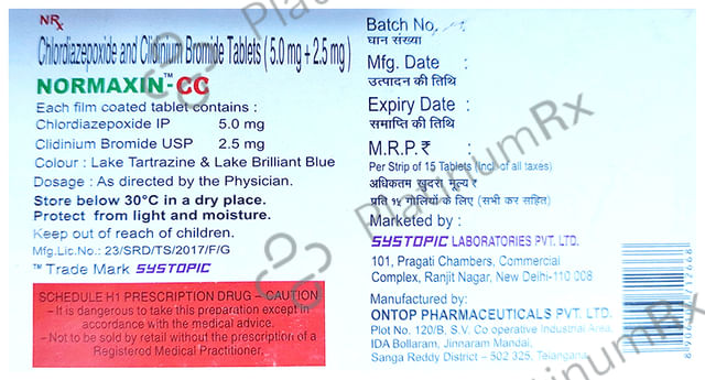 Normaxin CC 5mg/2.5mg Tablet