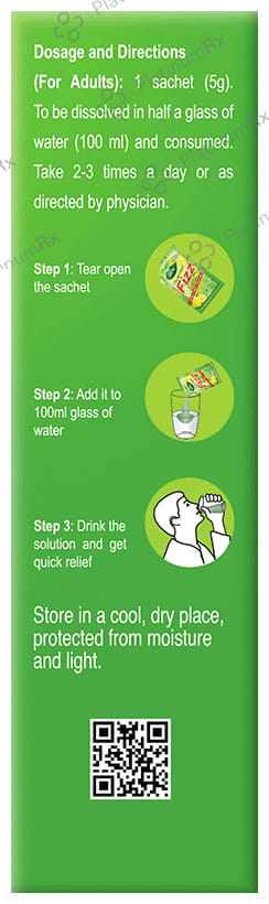 Dabur Pudin Hara Fizz Sachet - Antacid, Quick Relief from Gas & Acidity (5gm Each) Lemon