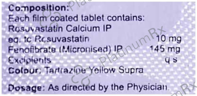 Rosquel F 145mg/10mg Tablet