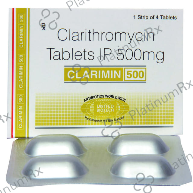 Clarimin 500mg Tablet 4s