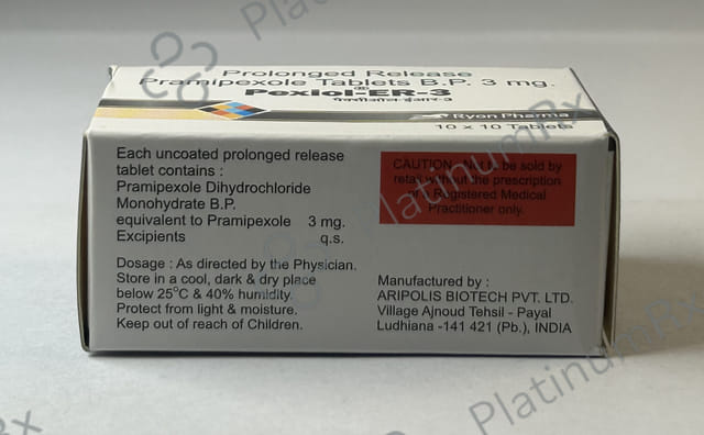 Pexiol 3mg Tablet ER 10s