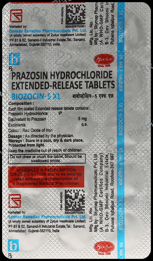 Biozocin 5mg XL Tablet 15s