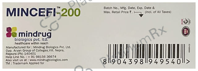 Mincefi 200 Tablet DT