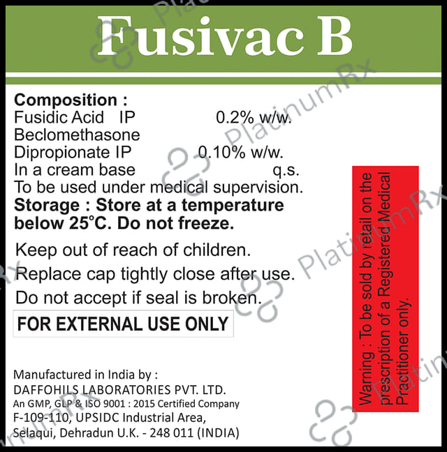 Fusivac B Cream 10gm
