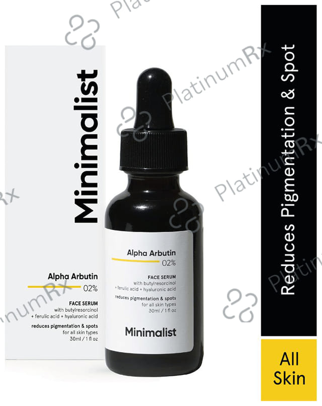 Minimalist 02% Alpha Arbutin Face Serum 30ml