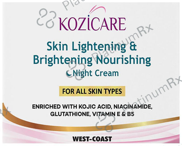 Kozicare Skin Lightening & Brightening Nourishing Night Cream