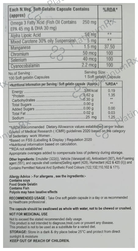 Kefive Plus Soft Gelatin Capsule