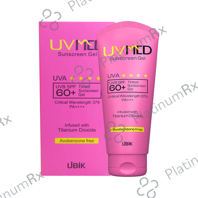Uvmed Tinted Sunscreen SPF 50 Gel 50ml