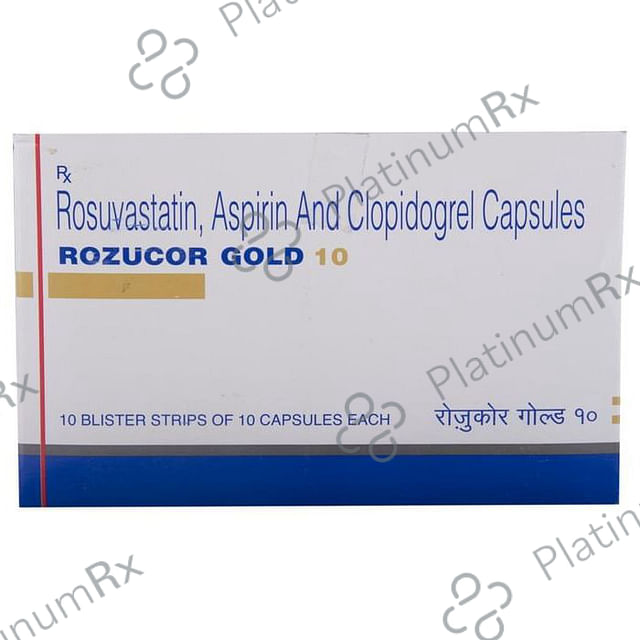 Rozucor Gold 10/75/75mg Capsule 10s