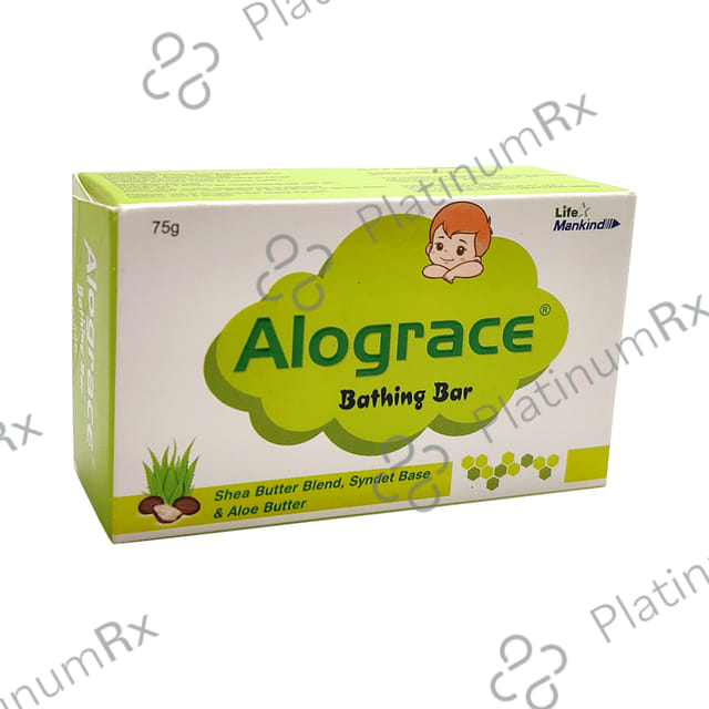 Alograce Mild & Gentle Cleansing Bar 75gm