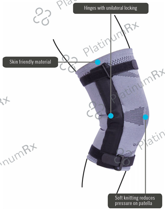 Vissco Core 0706 Hinged Knee Capsule XXL Grey