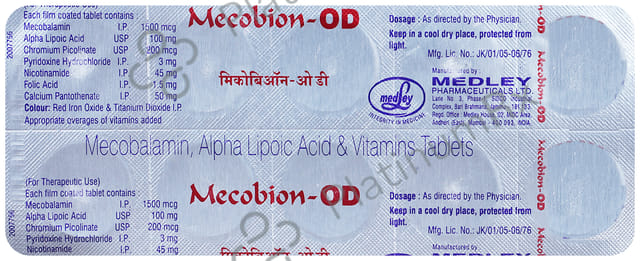 Mecobion OD Tablet 10s