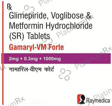 Gamaryl VM 2/1000/0.3mg Forte Tablet SR 10s