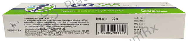 Go 365 Ayurvedic Ointment For Knee & Joint Pain