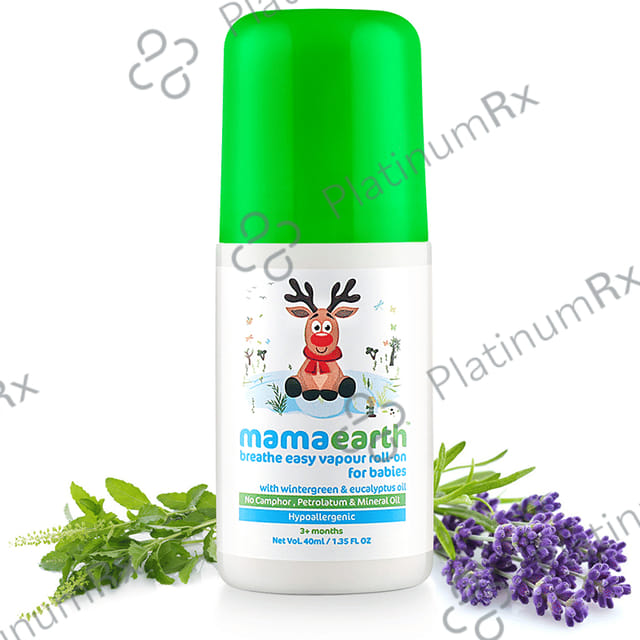 Mamaearth Natural Breathe Easy Vapour Roll-On for Babies