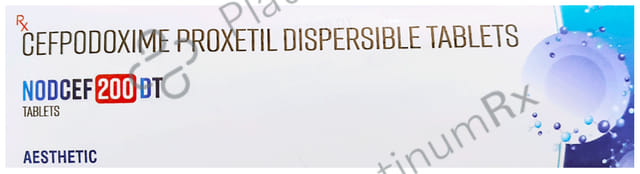 Nodcef 200mg Tablet DT 10s