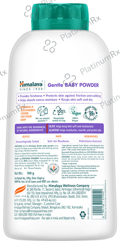 Himalaya Baby Powder 700 gm