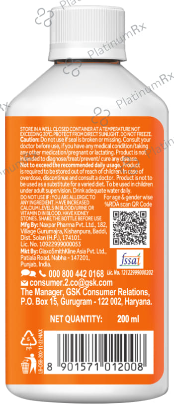 Centrum Kids Ostocalcium 300 Banana Flavour Suspension 200ml